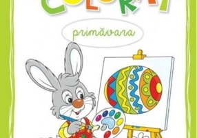 Cartea mea de colorat Primăvara