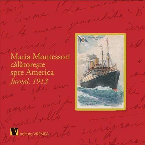 Maria Montessori călătorește spre America
