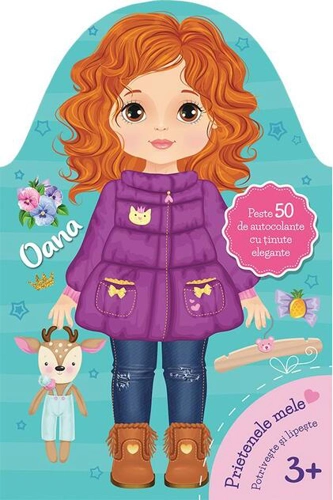 Prietenele mele. Privește și lipește. Oana