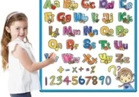 Poster Lavabil de Colorat - Alfabetul