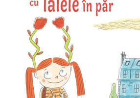 Fetița cu lalele în par