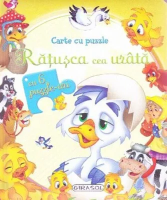 Carte cu puzzle. Rățușca cea urâtă