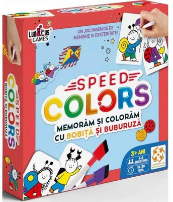 Speed Colors: Memorăm și colorăm cu Bobiță și Buburuză