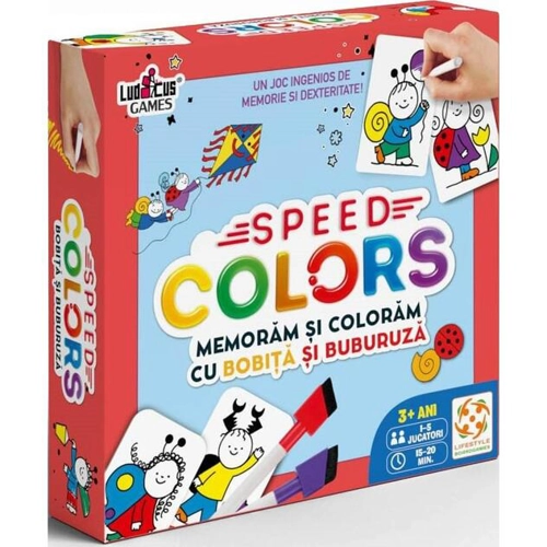 Speed Colors: Memorăm și colorăm cu Bobiță și Buburuză