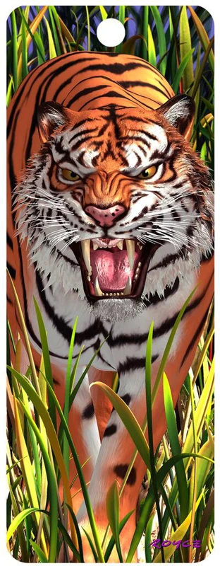 Semn de carte 3D - Tiger Trouble