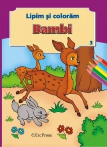 Bambi. Lipim și colorăm nr. 3