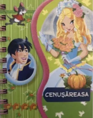 Cenușăreasa. Poveste și activități (carte cu spirală)