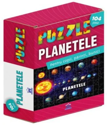 Planetele - Puzzle (104 piese, A3)
