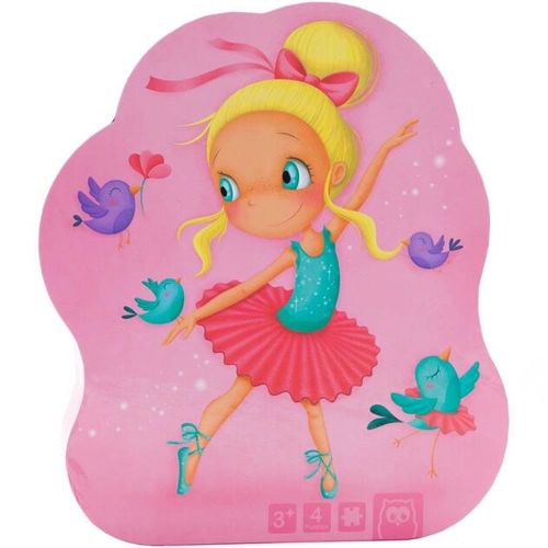 Puzzle progresiv 4 in 1: Micuța Balerină