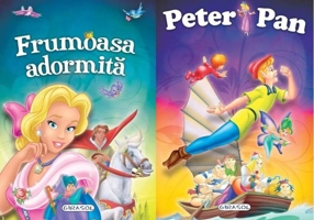 2 Povești: Frumoasa adormită și Peter Pan