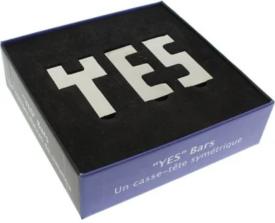 Puzzle de simetrie Krasnoukhov - “YES” Bars