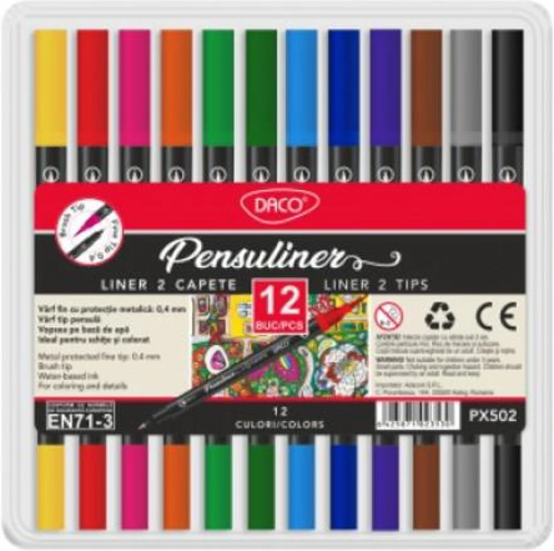 Set pixuri Daco Pensuliner 0.4 mm - PX502