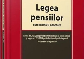 Legea pensiilor comentată și adnotată