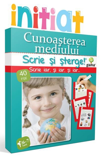 Cunoaşterea mediului. Scrie și șterge! Inițiat (6-7 ani)
