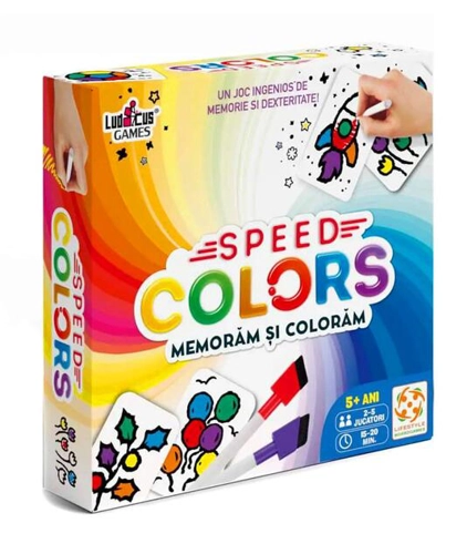 Speed Colors: Memorăm și colorăm