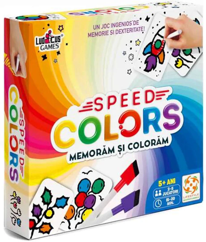 Speed Colors: Memorăm și colorăm