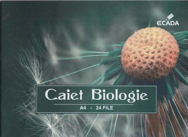 Caiet Biologie A4 ECADA, 24 file