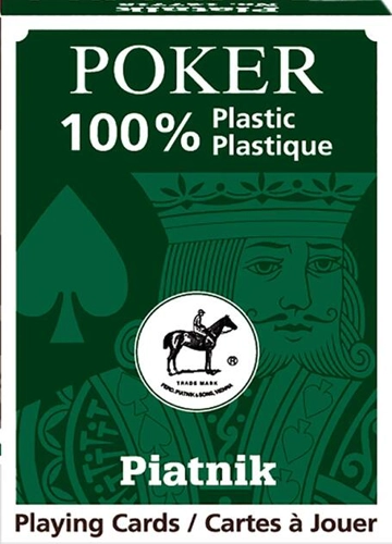 Cărți de joc Piatnik Poker, verde