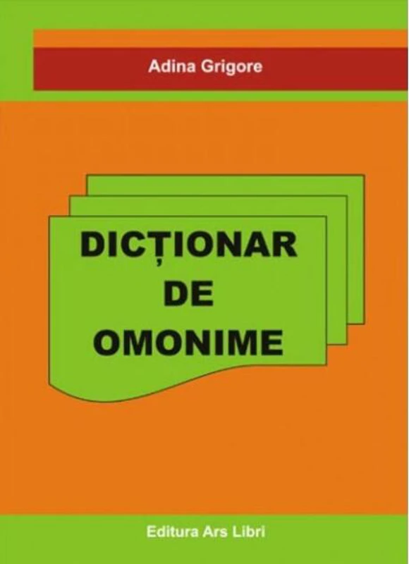 Dicționar de Omonime