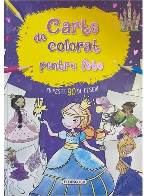 Carte de colorat pentru fete