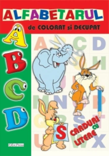 Alfabetarul de colorat și decupat