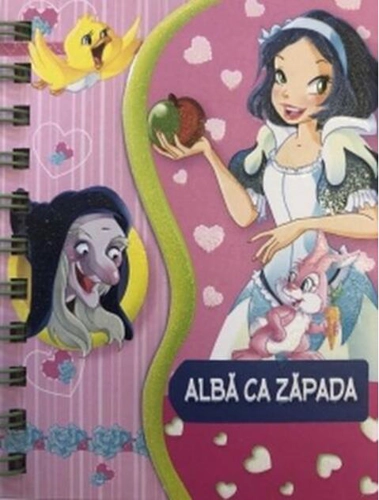 Albă ca zăpada. Poveste și activități (carte cu spirală)