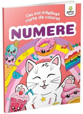 Cea mai drăgălașă carte de colorat. Numere