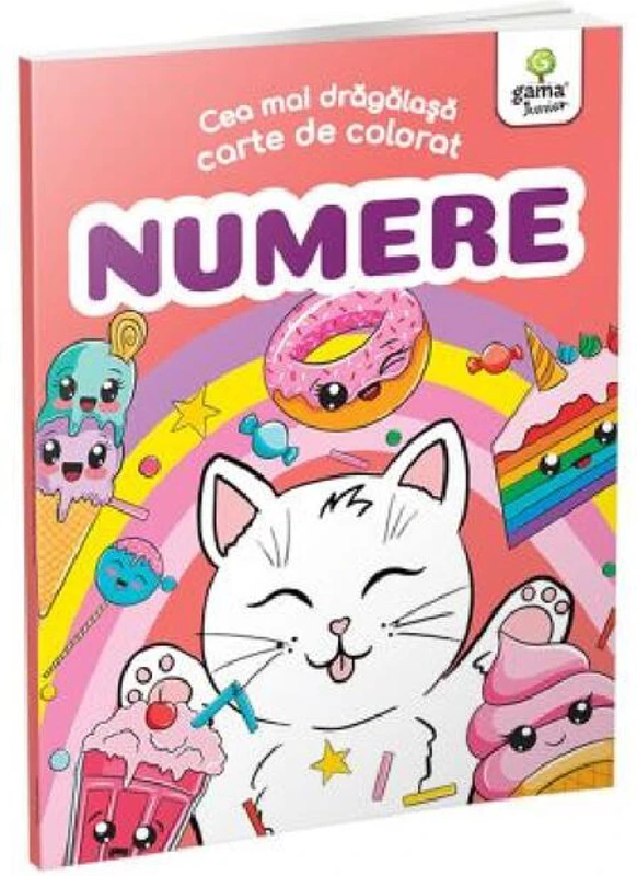 Cea mai drăgălașă carte de colorat. Numere