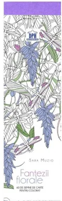 Semne de carte de colorat. Fantezii florale