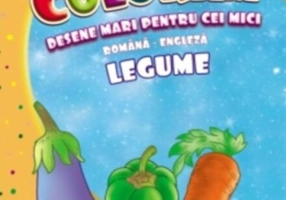 Legume. Desene mari pentru cei mici română-engleză