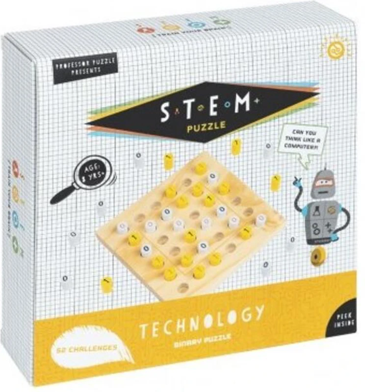 Binary Puzzle Technology. STEM