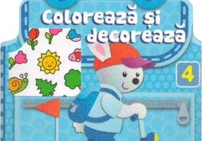 Colorează și decorează nr.4