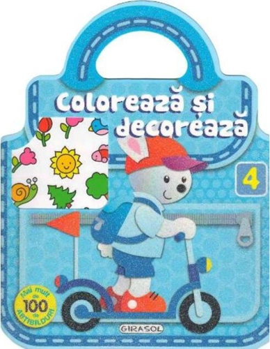 Colorează și decorează nr.4