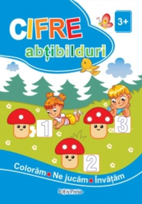 Cifre cu abțibilduri (3 ani +)
