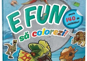 E fun să colorezi Jurassic World!