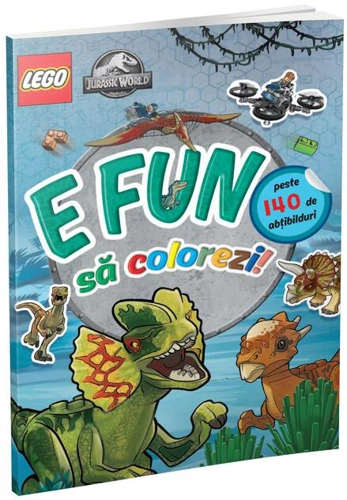 E fun să colorezi Jurassic World!