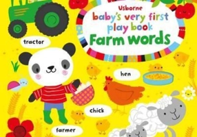 Baby's Very First Play book Farm words