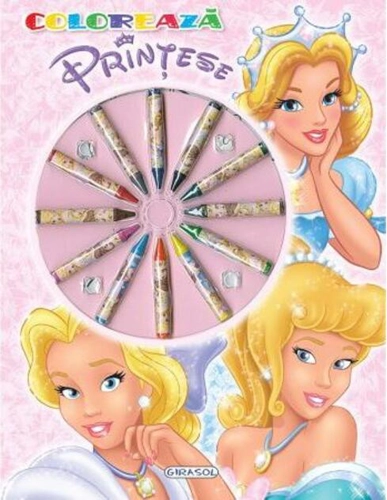 Colorează - Prințese