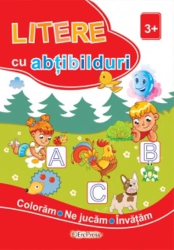 Litere cu abțibilduri (3 ani +)
