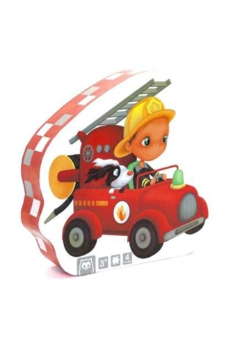 Puzzle progresiv 4 în 1: Micul Pompier