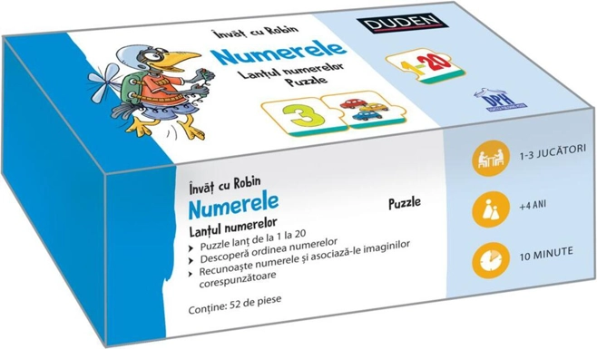 Cutie Învăț cu Robin. Numerele