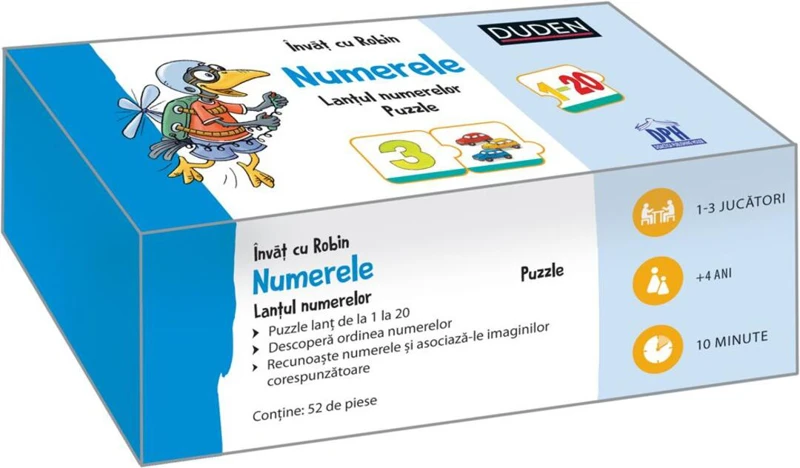 Cutie Învăț cu Robin. Numerele