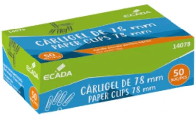 Set 50 agrafe ECADA, 78 mm