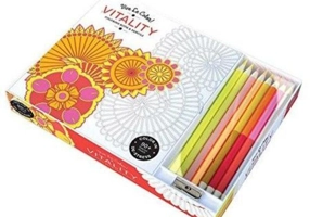 Vive Le Color! Vitality (Coloring Book and Pencils)