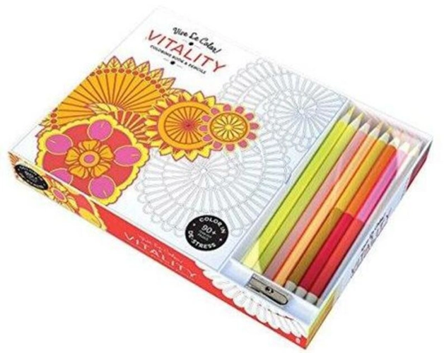 Vive Le Color! Vitality (Coloring Book and Pencils)