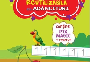 Set 4 cărți reutilizabile cu adâncituri