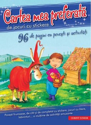 Cartea mea preferată de jocuri cu stickere (96 de pagini cu povești și activități)