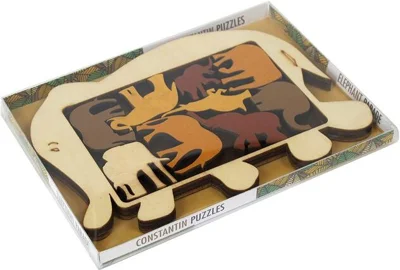 Puzzle Logic Cu Animale Constantin - Elephant Parade