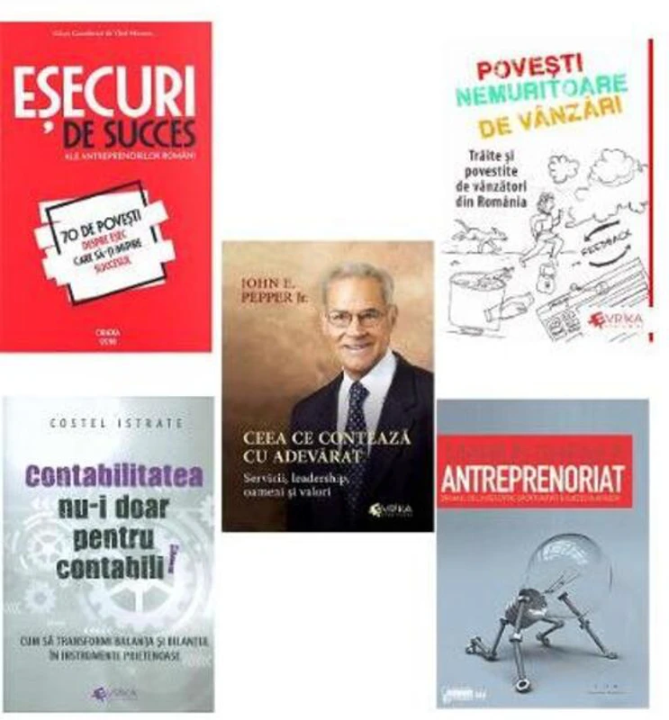 Kit Eșecuri de succes. 5 cărți la super preț pentru decizii înțelepte