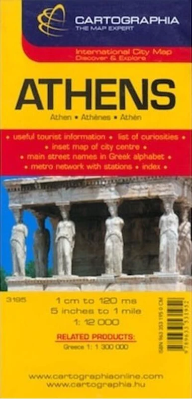 Hartă rutieră Atena